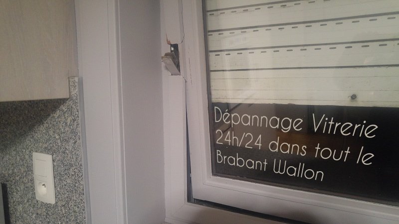 depannage vitrerie et vitrier région du Brabant Wallon